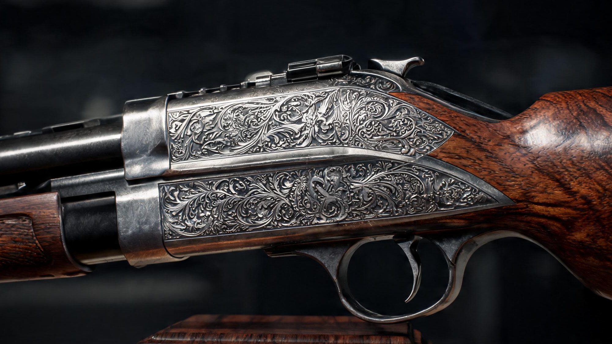 Armas de alta performance - espingarda detalhada