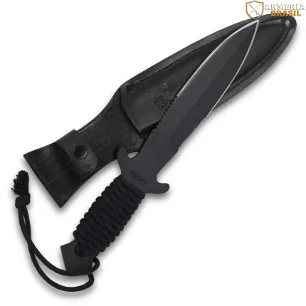 Adaga Tática 8'' em Aço Carbono