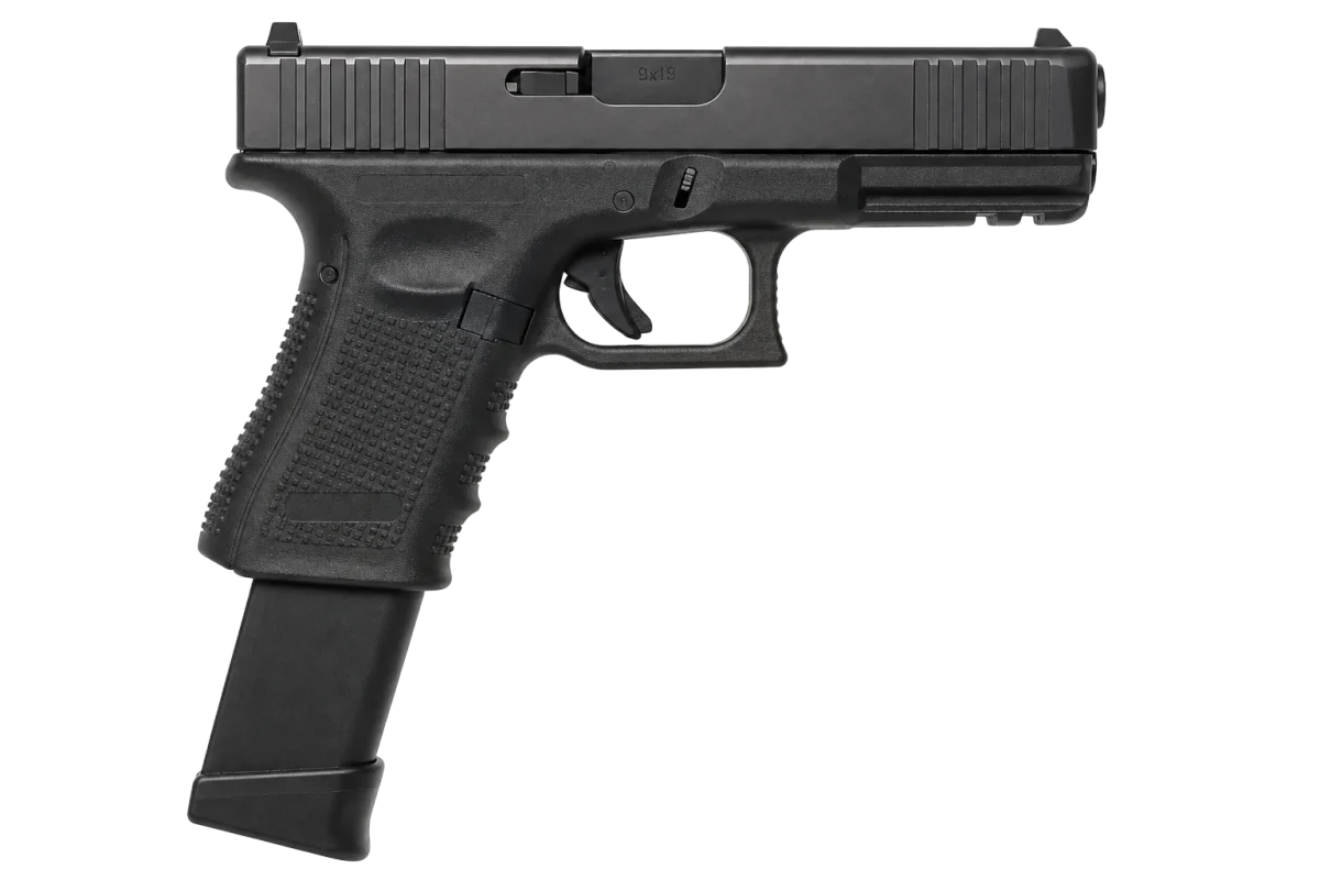 Pistola Glock 18C com carregador estendido sem fundo