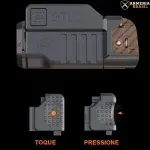 Lanterna Tatica Pra Glock GTL II MODO DE USAR