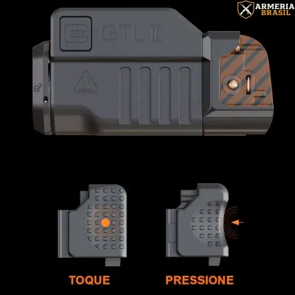 Lanterna Tatica Pra Glock GTL II MODO DE USAR