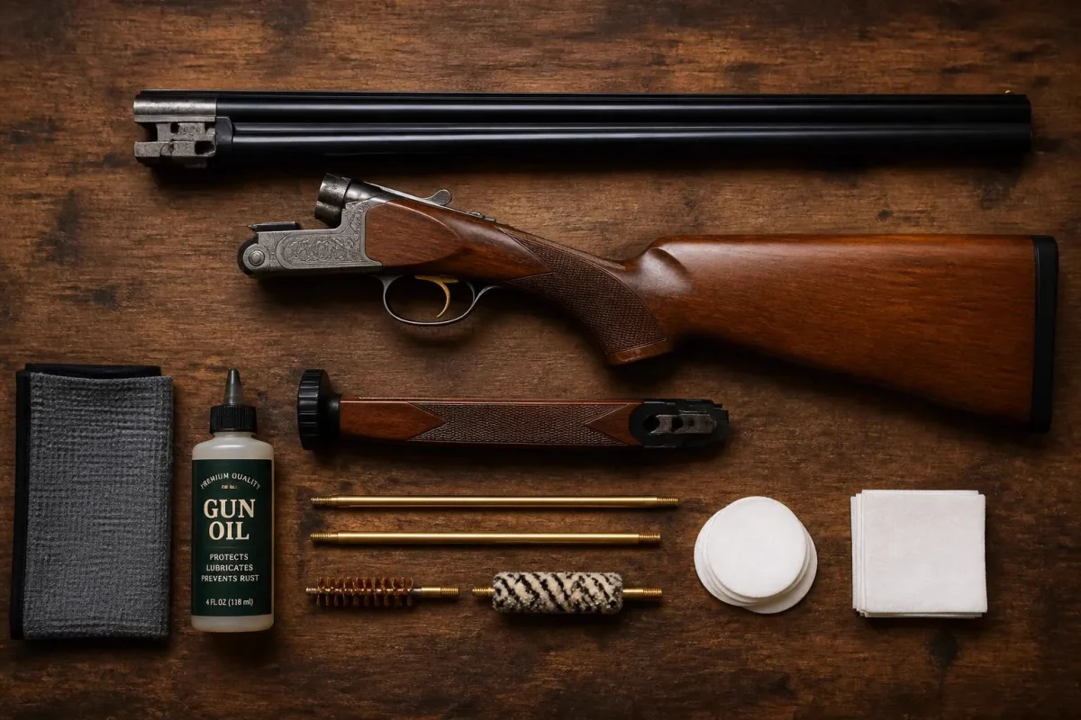 Kit de limpeza e manutenção da espingarda Rossi Pomba