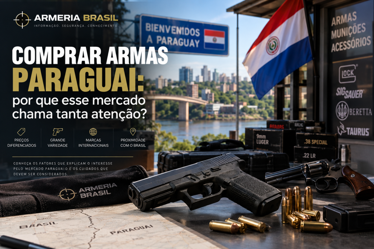 Imagem de capa do artigo comprar armas paraguai, porque chama atenção?