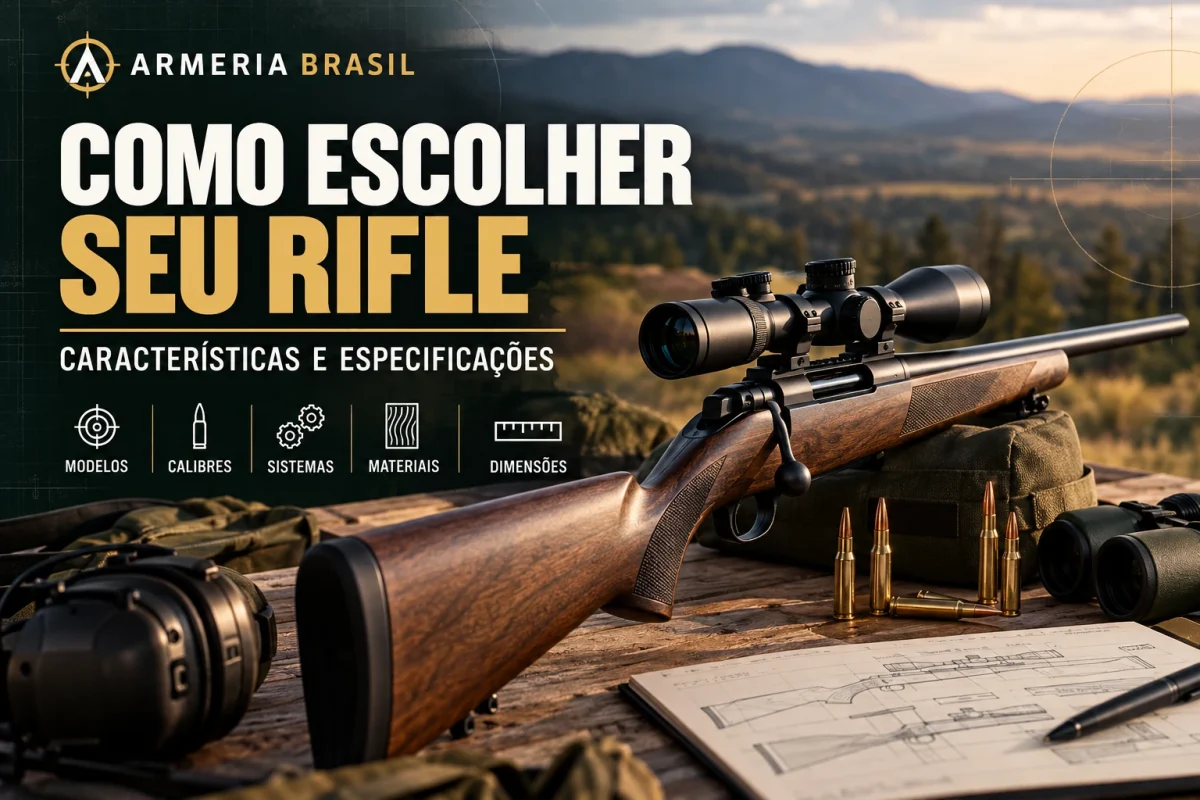 Como escolher seu rifle: características, especificações, calibres, modelos e materiais — Armeria Brasil