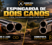 Espingarda de dois canos lado a lado e sobreposta